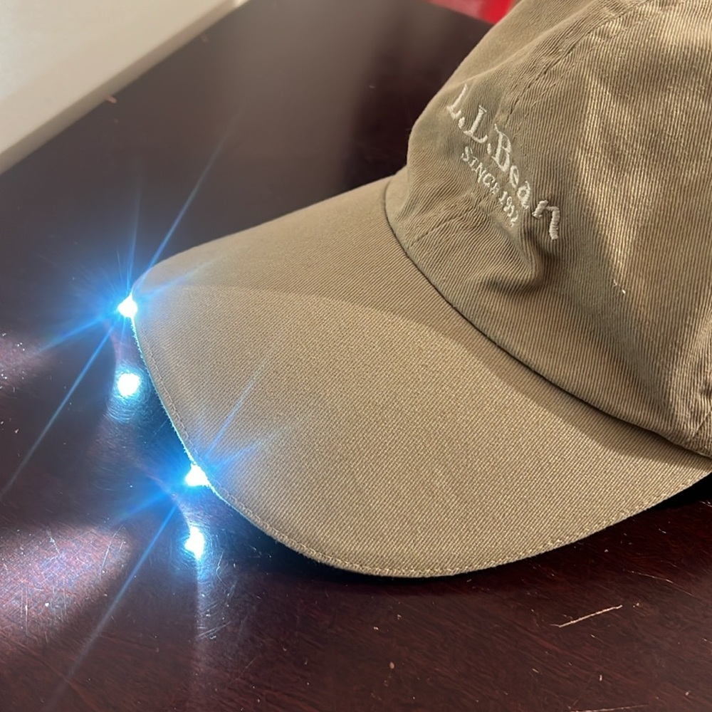 Ll Bean Pathfinder Lighted Baseball Strapback Hat… - image 6